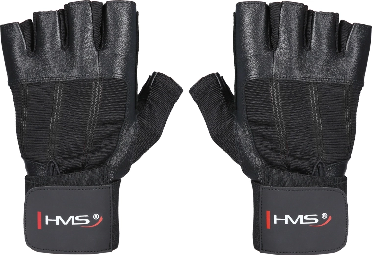 Gants de fitness avec soutien du poignet HMS RST04 noirs