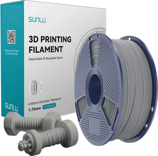 Sunlu ABS Hochgeschwindigkeits-Filament – grau, 1,75 mm, 1 kg