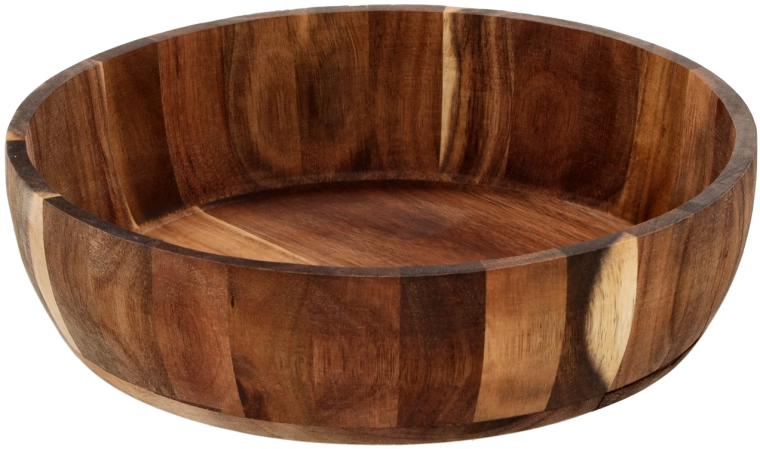 Acacia Wood Bowl 30 cm