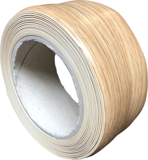 Plinthe de sol autocollante PVC chêne naturel 52 mm × 5 m