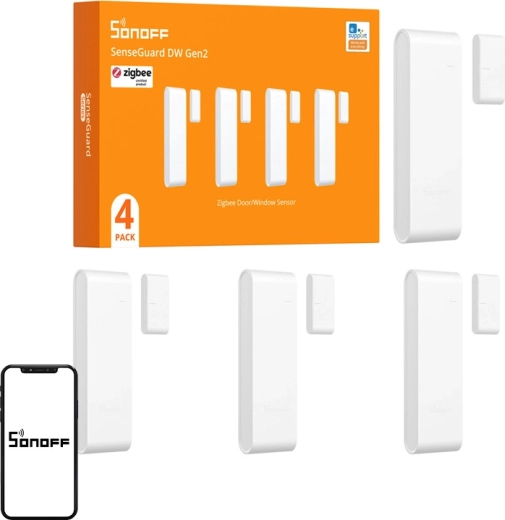 Sonoff Zigbee door & window opening sensor SNZB-04PR2 (4 pcs)