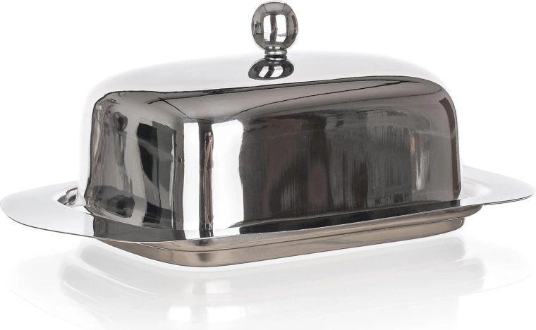 RVS botervloot AKCENT 18,5 × 12,5 × 8,5 cm