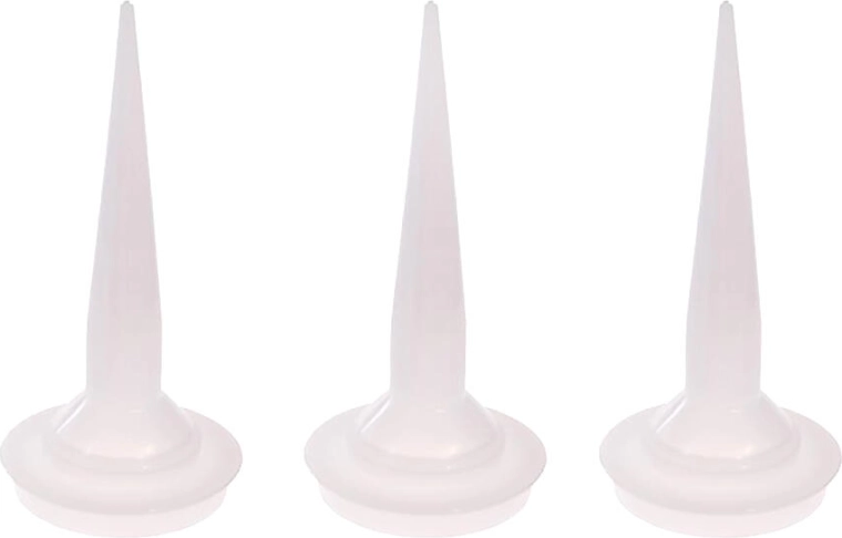 Replacement plastic nozzles for caulking guns - 3 pcs