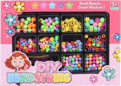 Plastic Beads in a Box – Creative Threading Set