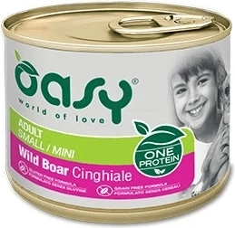 Oasy One Protein pâté pour chiens adultes Small/Mini – sanglier 200 g