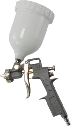 Pneumatic spray gun with 1.5 mm nozzle and 600 ml cup