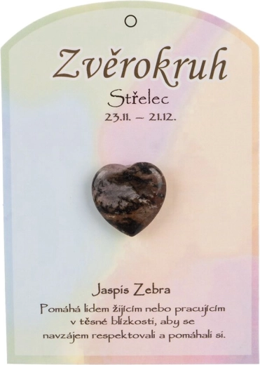 Hart van zebra-jaspis – Boogschutter