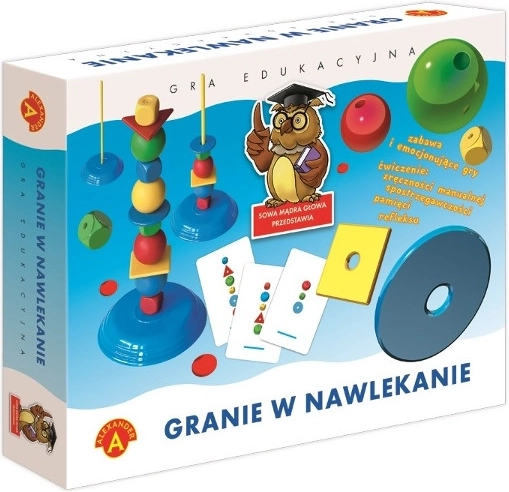 Jeu d’enfilage – chouette