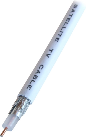 Solight coaxkabel CC120 20 m wit - 1 stuk