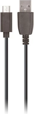 Setty charging cable microUSB 1 m, 2 A, black