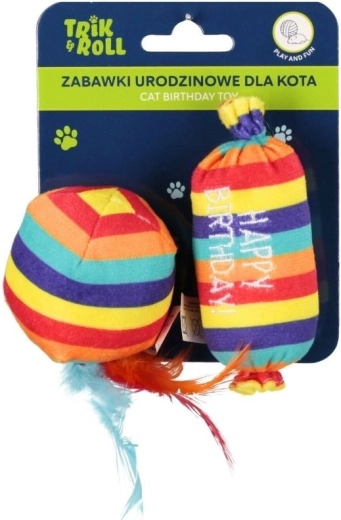 Birthday Toy Set for Cats (2 pcs)