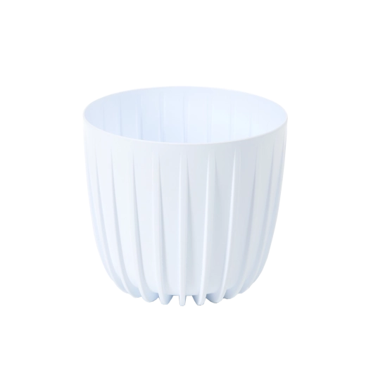 Cache-pot bas Mira 180 blanc