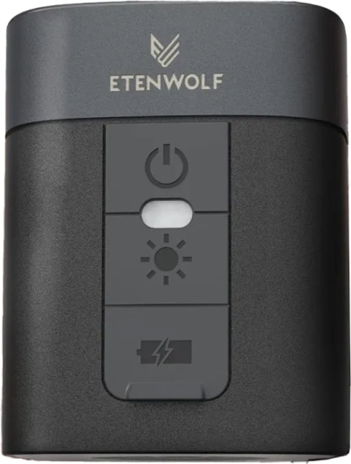 Pompe électrique Etenwolf AIR 3 avec lampe LED, noire