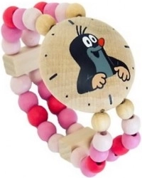 Detoa girls' watch with Little Mole, pink