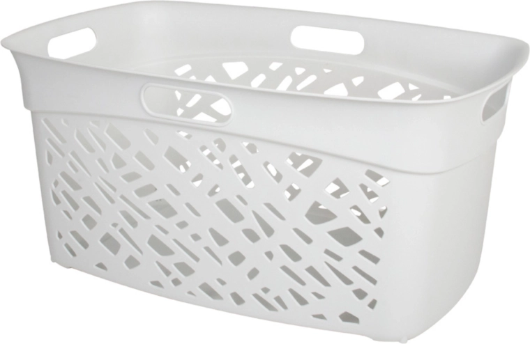 Wäschekorb 45 l, hellgrau ALMERIA