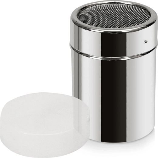 Stainless steel shaker with sieve for powdered sugar and cinnamon 300 ml