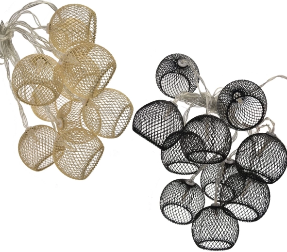 Decoratieve LED-lichtslinger UH, 10 LED, 3,8 m (2 varianten)