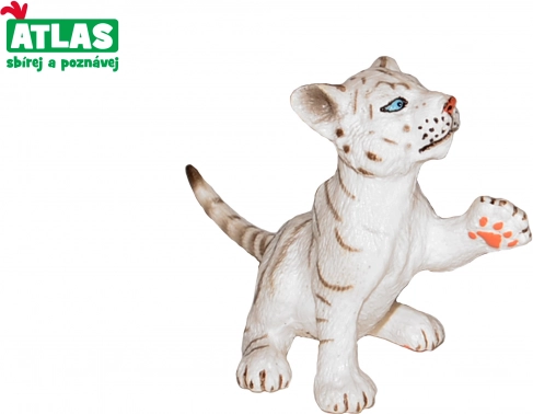 White Tiger Cub Figurine