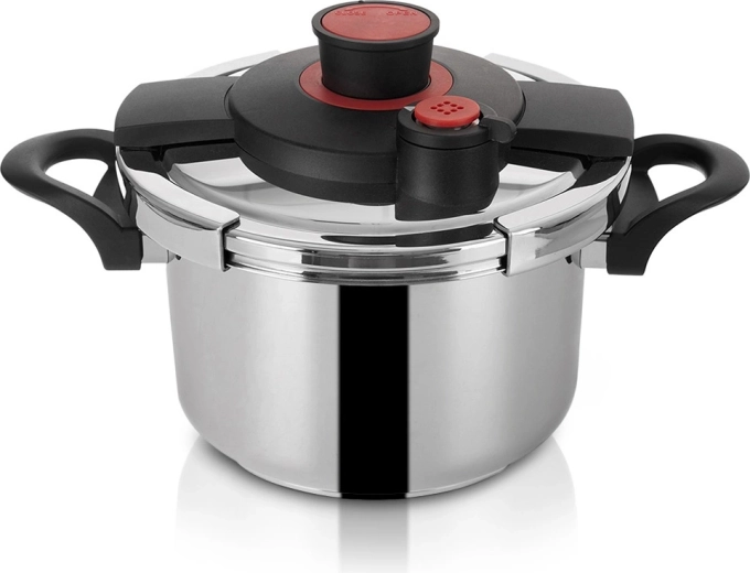 Roestvrijstalen snelkookpan met automatische vergrendeling STORM 5 l