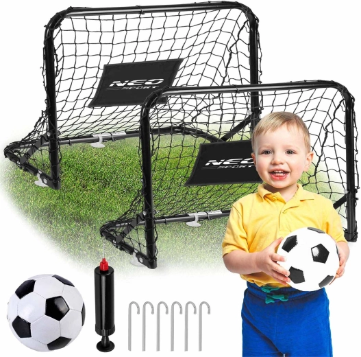 Neo-Sport Fußballtor-Set für Kinder, 2 Stück