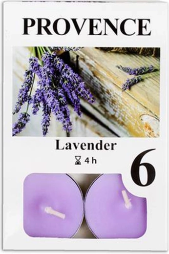 Teelichter Lavendel, 6 Stk.