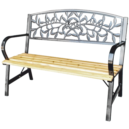 Tuinbank Garden Line 120 cm met decoratieve rugleuning
