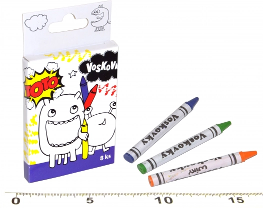 Crayons de cire 8 pcs