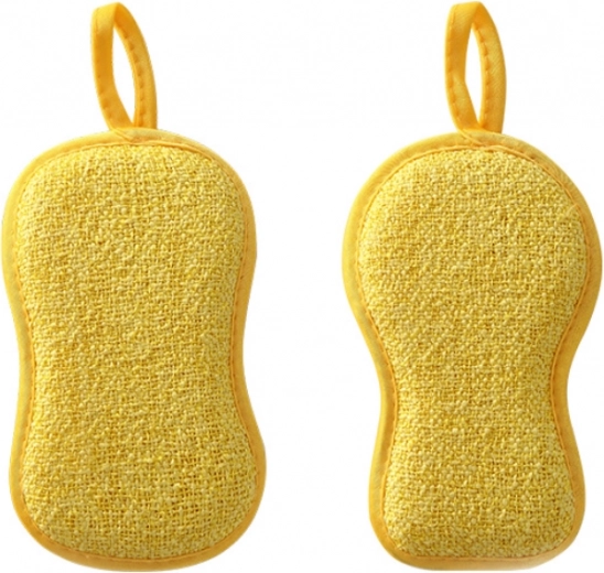 Éponge de nettoyage de cuisine - jaune