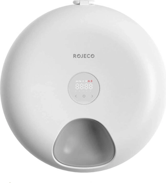 Automatische voerbak voor huisdieren ROJECO met 6 vakken (3600 mAh)