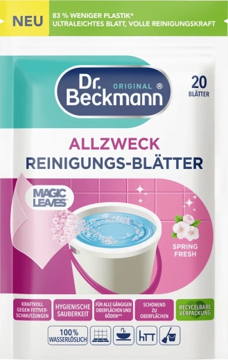 Universal cleaning wipes DR. BECKMANN Spring Fresh 20 pcs