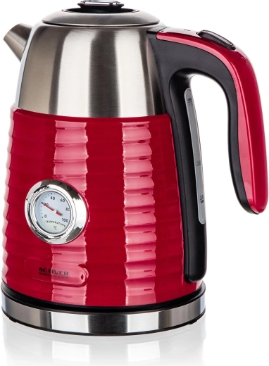 JUMPER Electric Kettle 1.7 l stainless steel red