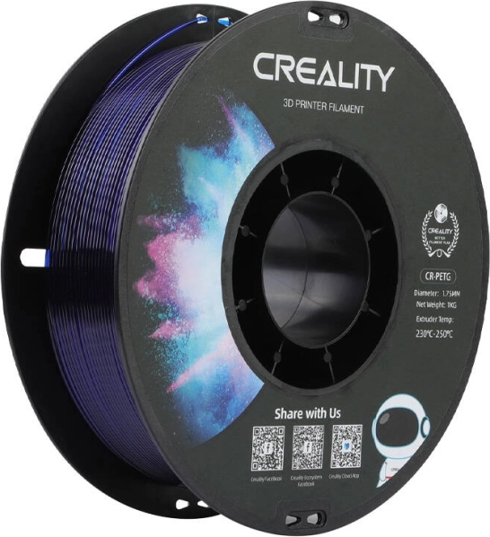 Filament Creality CR-PETG 1,75 mm bleu transparent 1 kg