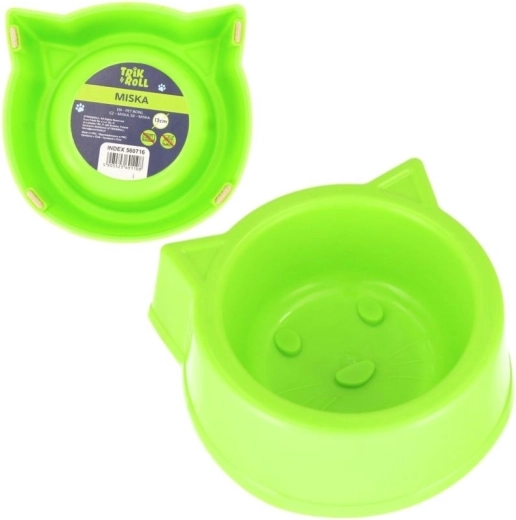 Groene voerbak voor dieren
