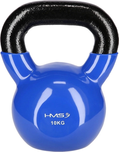 Kettlebell HMS 10 kg avec revêtement en vinyle