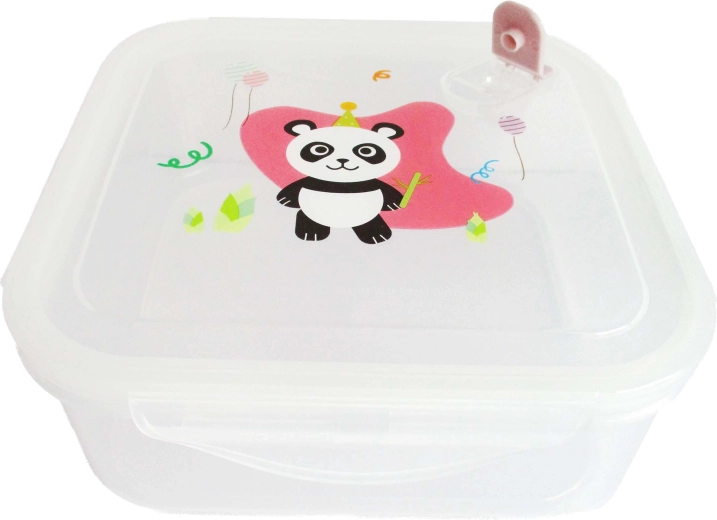 Plastic voedseldoos Panda 1,2 l