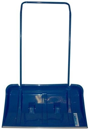 Sneeuwschuiver met aluminium strip en wieltjes 82 × 42 cm