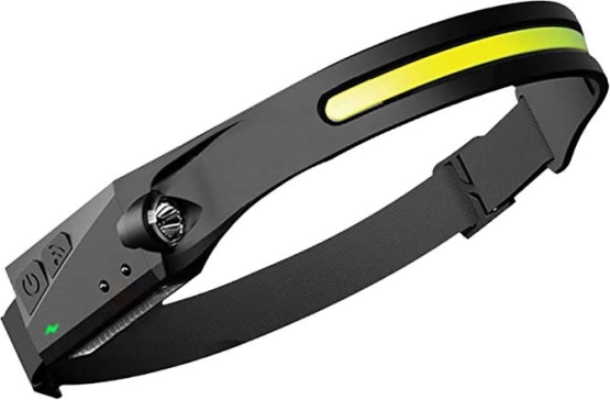 Stirnlampe Superfire HL65 mit Bewegungssensor, 120 lm, USB‑C