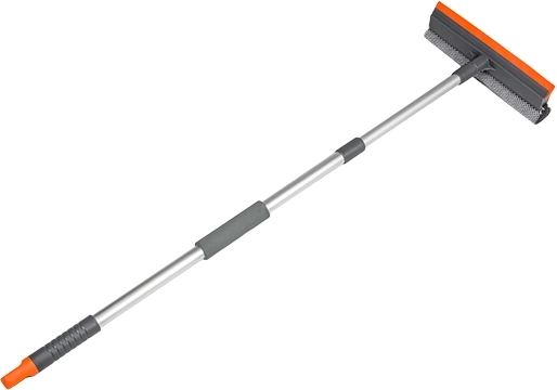Dubbelzijdige trekker met telescoopsteel 75–120 cm, kopbreedte 25 cm