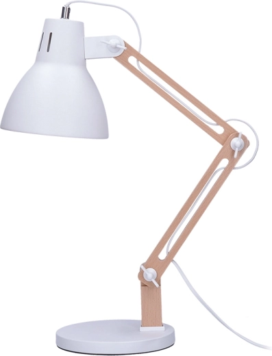 Solight tafellamp Falun E27 wit