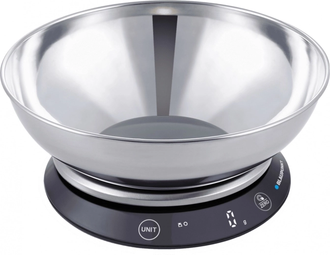 Kitchen scale with stainless steel bowl