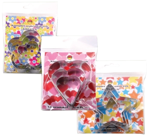 Set d’emporte-pièces pour biscuits aux motifs printaniers Mondex, acier