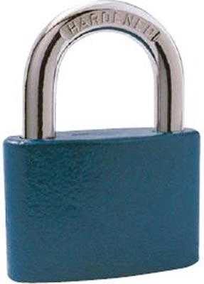 Hangslot FAB 30H/63 met cilinderslot, blauw