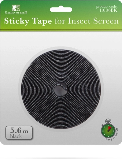Self-adhesive tape for insect screen