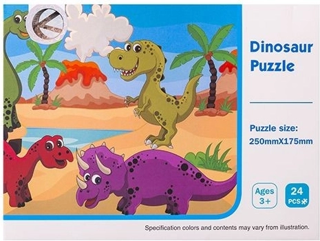 Dino-puzzel voor kinderen (24 stukjes)