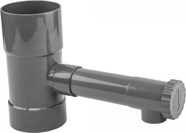 Collecteur d’eau de pluie avec vanne de régulation 100 mm