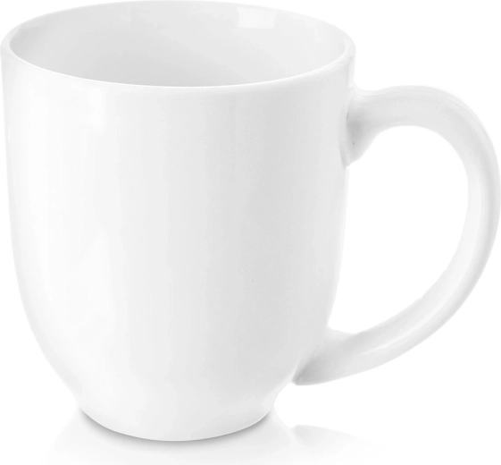 Mug en porcelaine MONA 450 ml blanc