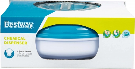Schwimmender Chemikalienspender für Bestway Pools mit Freigaberegelung