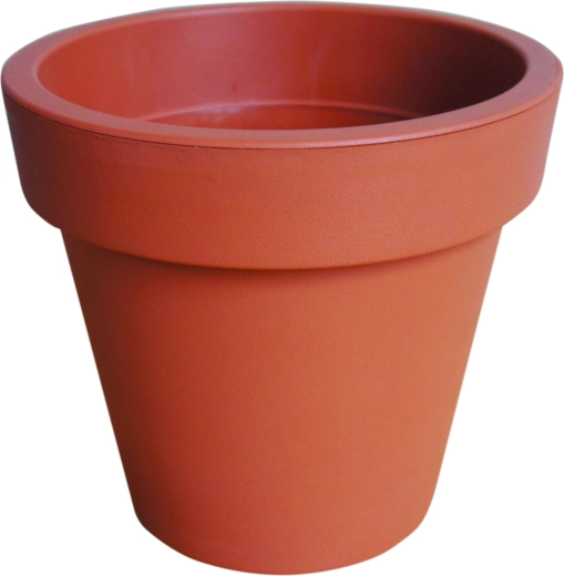 Pot de fleurs en plastique LOFLY terracotta 13,4 cm