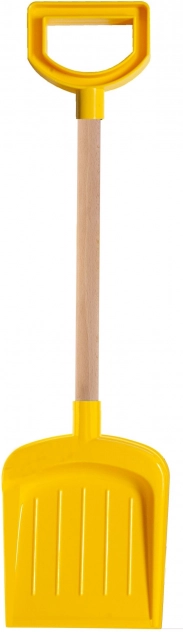 Androni shovel with wooden handle and grip 53 cm – yellow