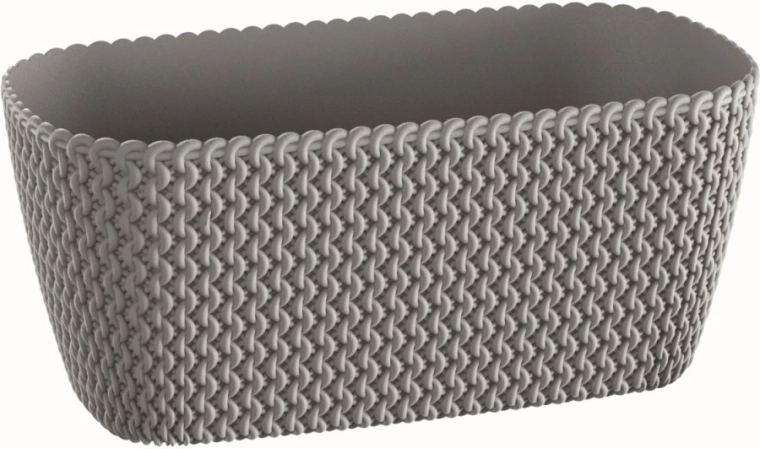 Splofy Case Planter 39.7 cm stone grey